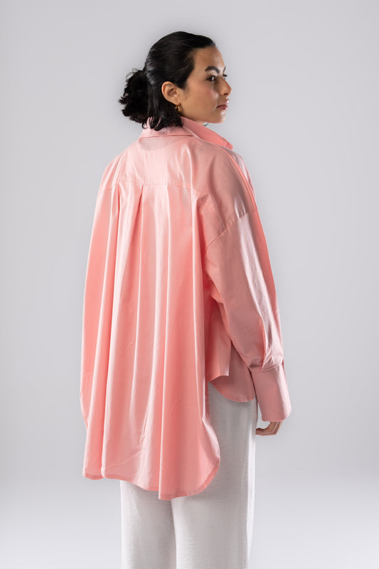 Poplin Shirt In Pink