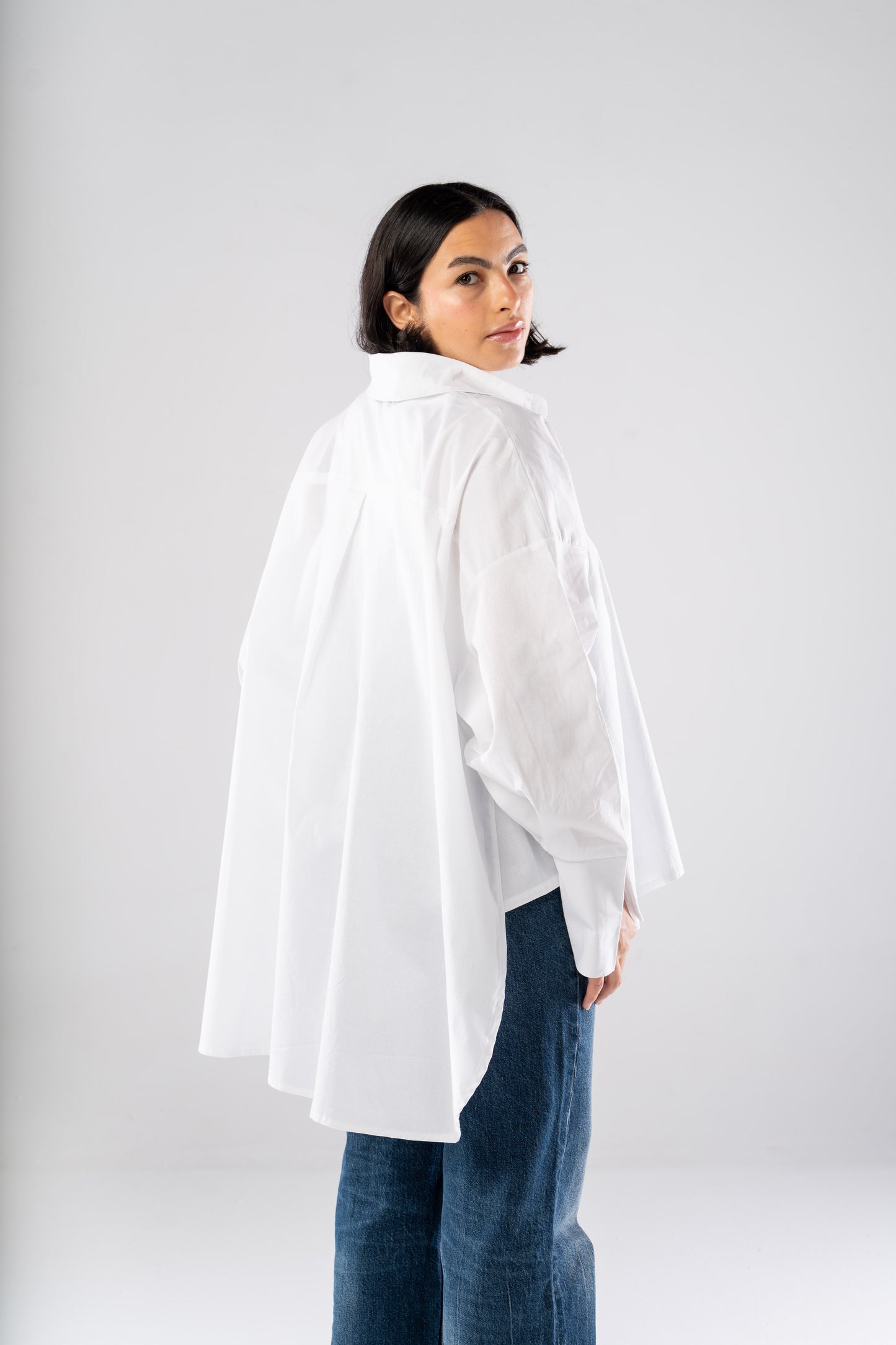 Poplin Shirt In White