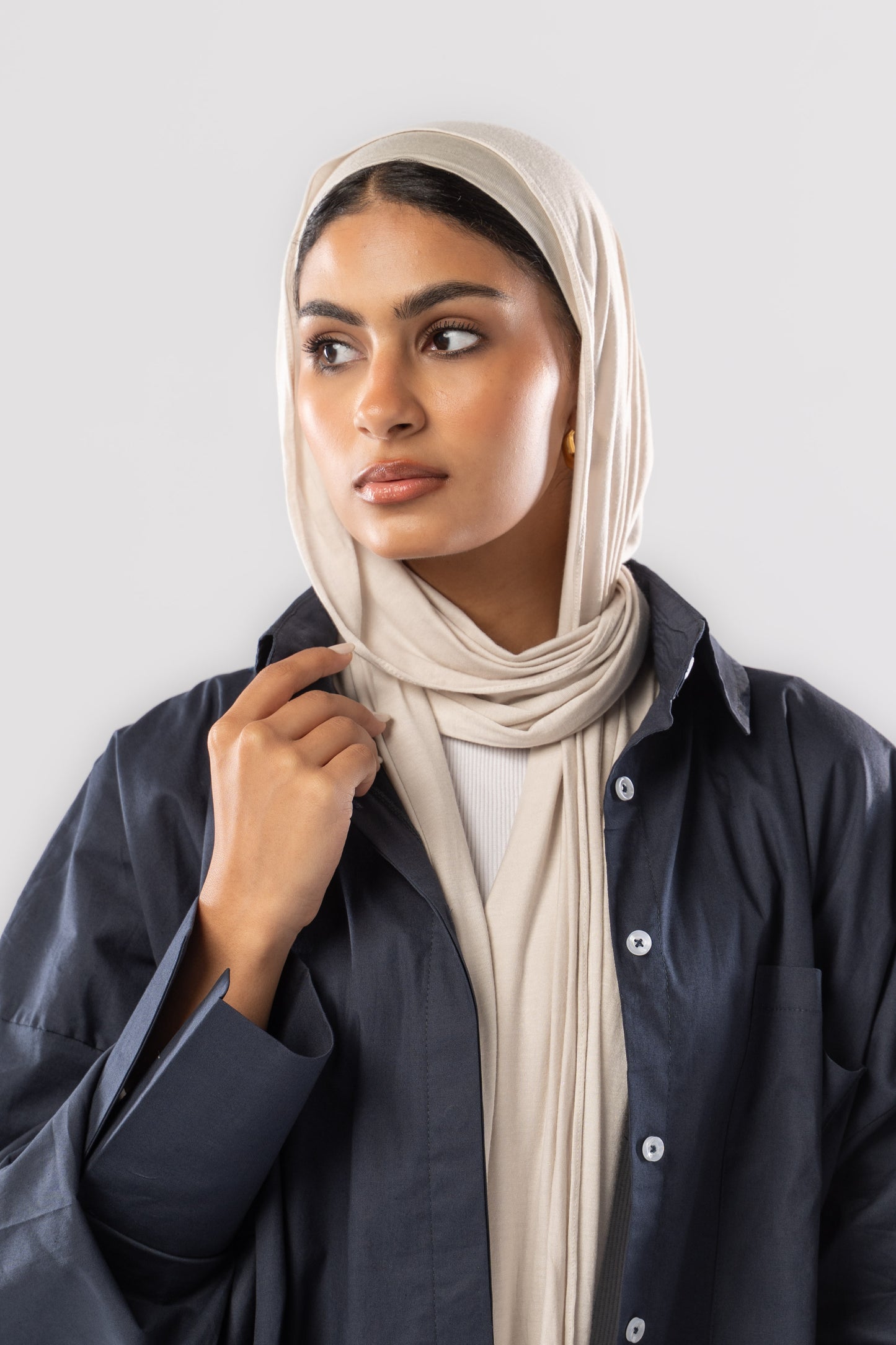 Poplin Shirt In Navy