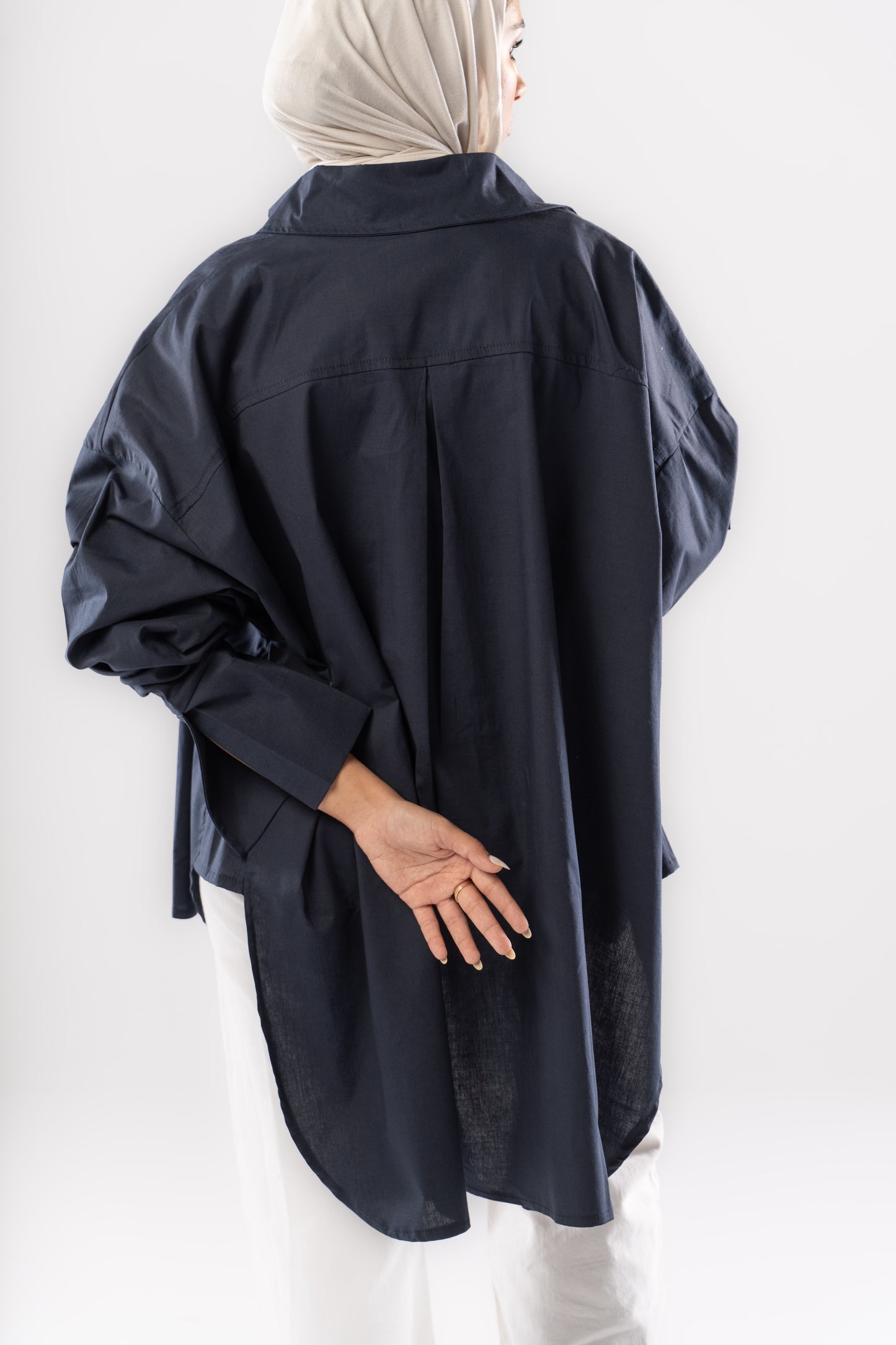 Poplin Shirt In Navy