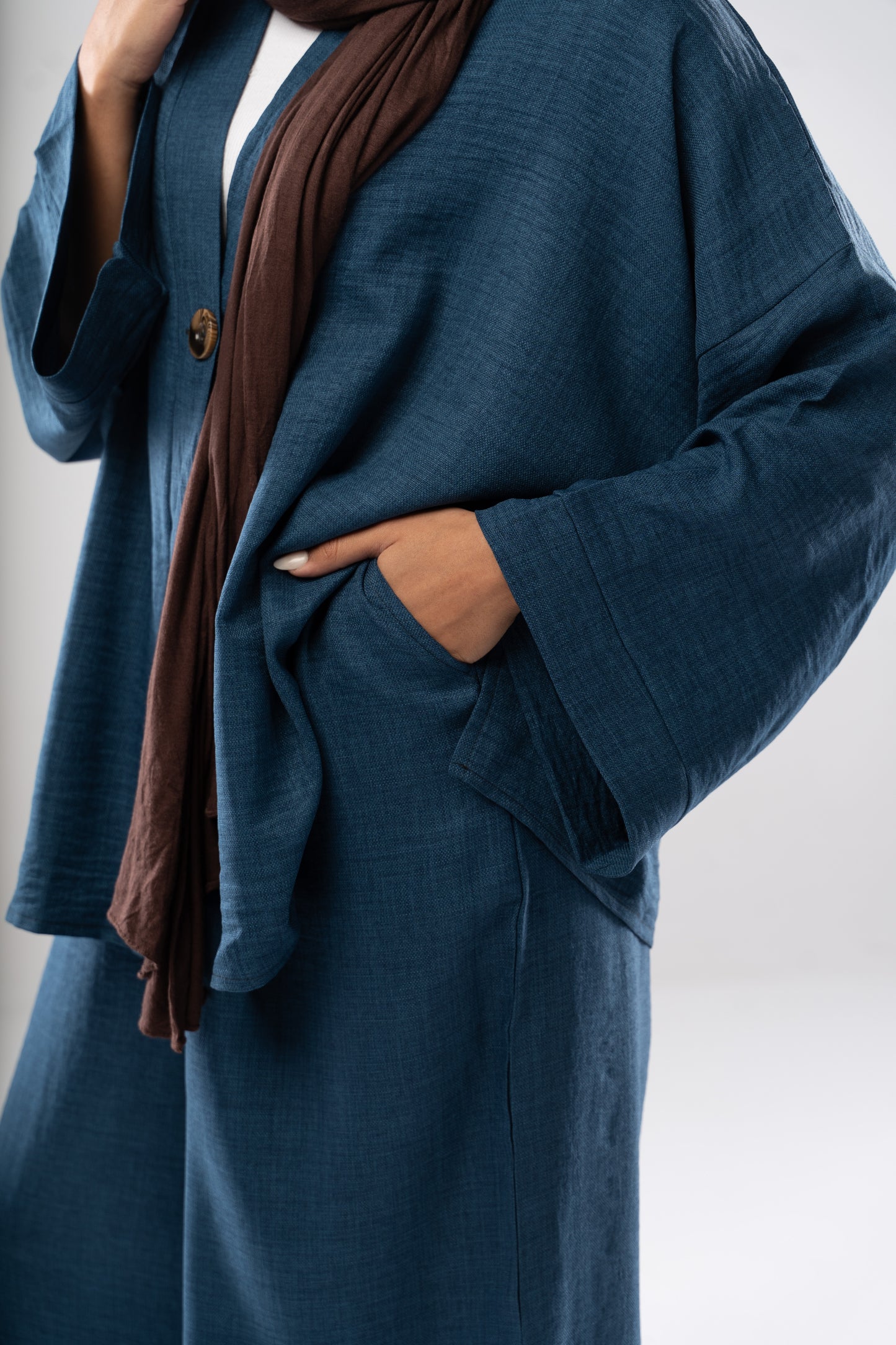 Button up set in Dark Blue