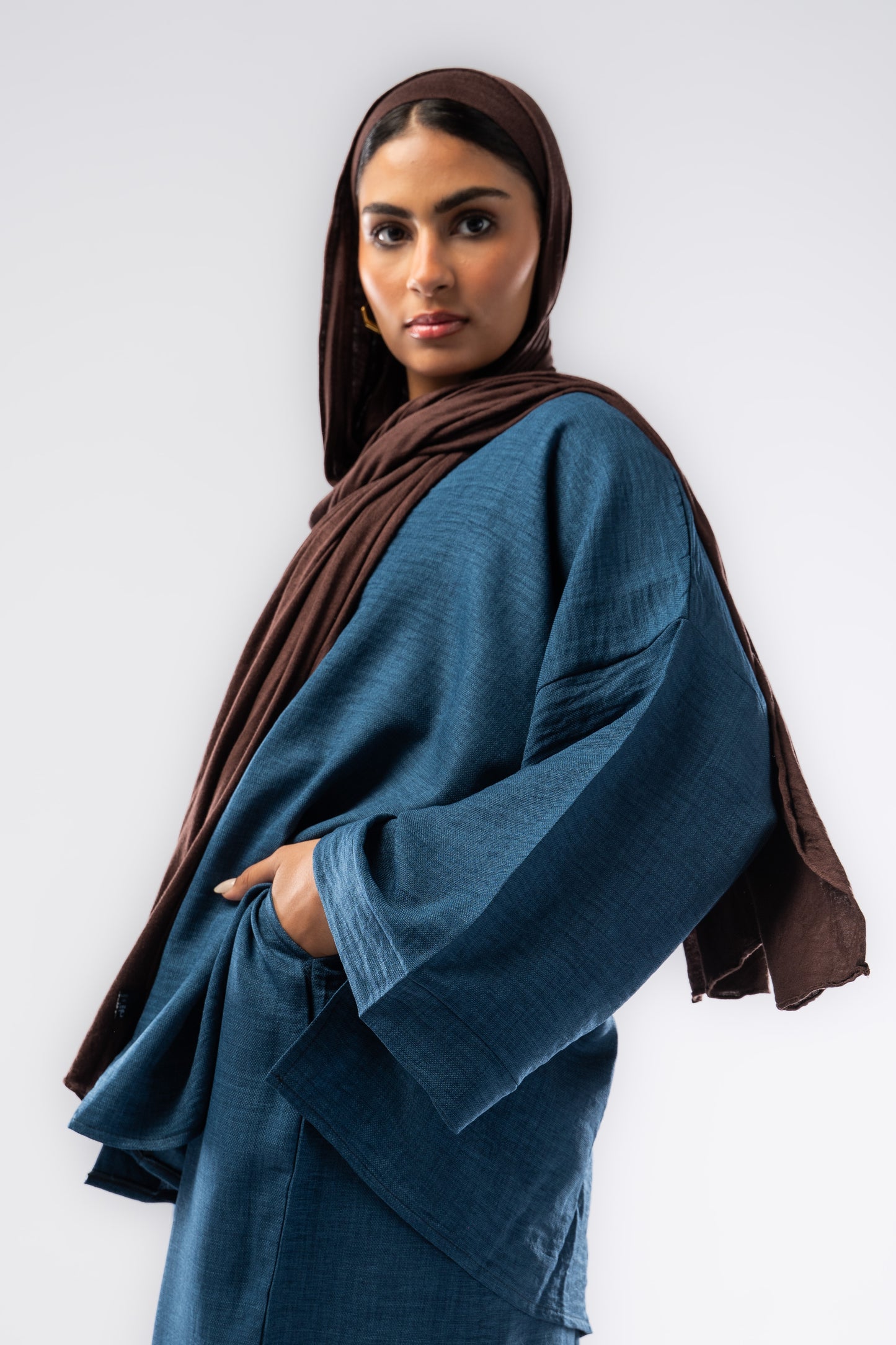 Button up set in Dark Blue